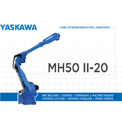 Bras MH50II-20 de robot de 6 Aixs avec 20KG la portée de la charge utile 3106MM pour la soudure à l'arc électrique et les machines de revêtement
