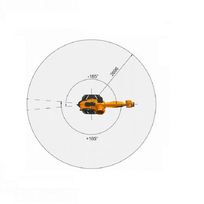 robot industriel de bras robotique industriel de 6 axes avec la charge utile évaluée du robot industriel de kuka de 210 kilogrammes
