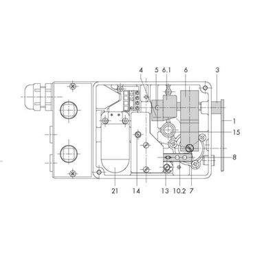 Positionneur électropneumatique de Samson 4763 avec des pièces de valve pour le positionneur de Valve As Valve de contrôleur