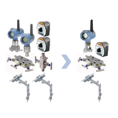 Transport sans fil de différence de pression d'émetteur d'écoulement de différence de pression d'Emerson Pressure Transmitter Rose-Moun 3051S