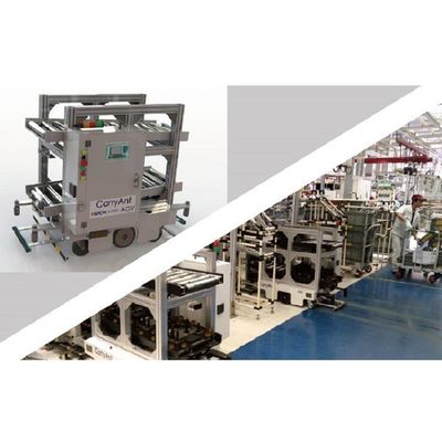Le double rouleau AGV-GDS500/1000/2000 de manière de haute charge utile fonctionnent avec le robot industriel comme AGV de rouleau