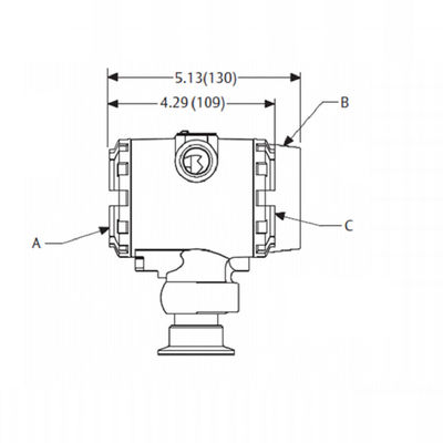 Transmetteur de pression hygiénique de Rosem-Ount d'émetteur de différence de pression de transmetteur de pression du Rose-bâti 2090F