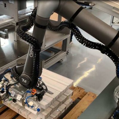 Axe robotique matériel du bras 6 du robot TM5M-700 de manipulation en tant que robot de collaboration