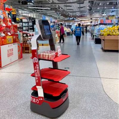 Robot de service d'intelligence artificielle de With AI de serveur de robot de la livraison de nourriture