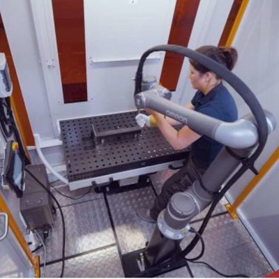 Automatisation du bras de robot de soudage OMRON TM12 6 axes bras robotique en tant que robot collaboratif