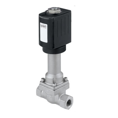 Type 6026 valve de plongeur avec 2/2-way Milieu-séparé pour à action directe de la soupape de commande de Burkert