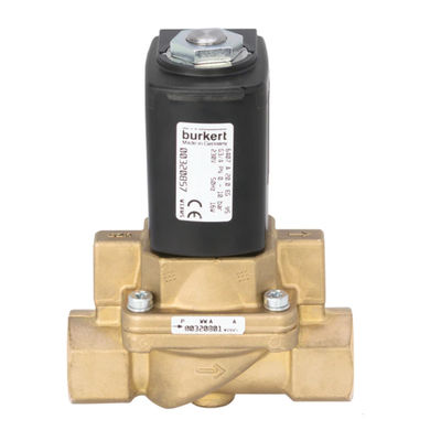 Type 6407 de Burkert en tant que valve de piston aidée servo 2/2-Way appropriée au gaz et à la vapeur du corps de valve