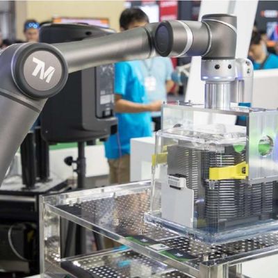 Axe robotique de collaboration du bras OMRON TM12M Robot Arm 6 comme robot de Cobot