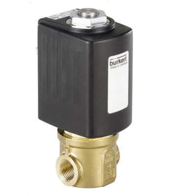 Type de Burkert 5406 valve de piston avec 2/2 manière pour assisté utilisé comme vanne électromagnétique