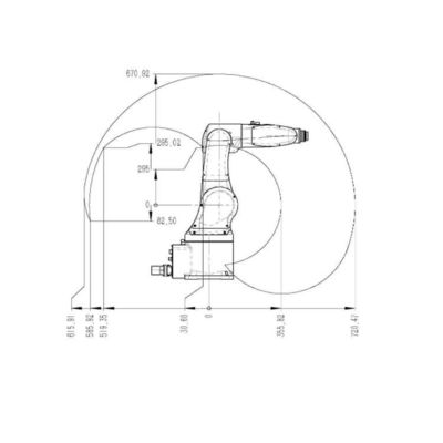 Robot de soudure Chine TKB060-6kg-720mm pour la soudure en tant qu'autre appareil à souder