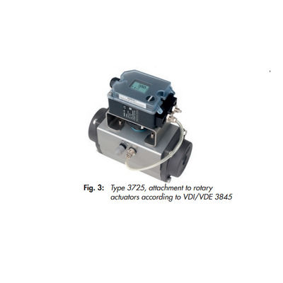 Positionneur électropneumatique de Samson 3725 de positionneur de valve comme accessoires de valve avec des valves