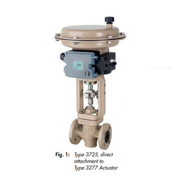 Positionneur électropneumatique de Samson 3725 de positionneur de valve comme accessoires de valve avec des valves