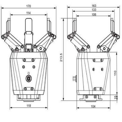 Collaborative Robot Arm Robot Gripper pour l'automatisation expérimentale de l'enseignement en tant que robot cobot