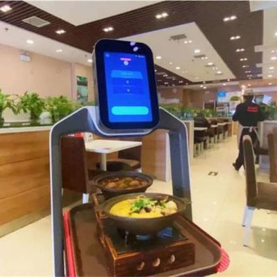 Robot Chine de service avec la navigation automatique pour le robot de la livraison AI de nourriture