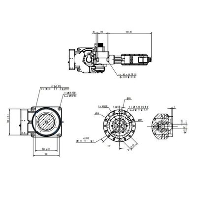 Manipulation de l'axe robotique du bras 6 Chine TKB1600-12KG-1410mm en tant que robots universels