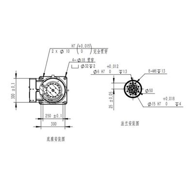 Bras robotique de 6 axes peignant TKB4600-12KG-1435mm pour la peinture comme robot de peinture