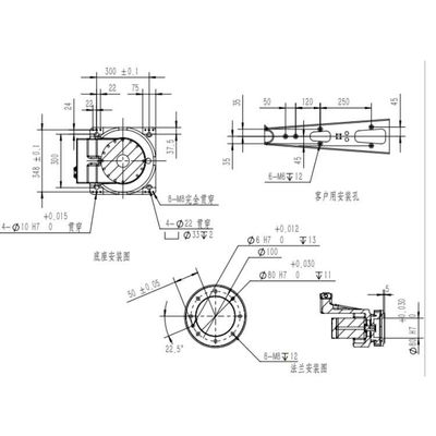 6 détection robotique de précision du bras TKB460-30kg-1840mm d'axe en tant que robots industriels