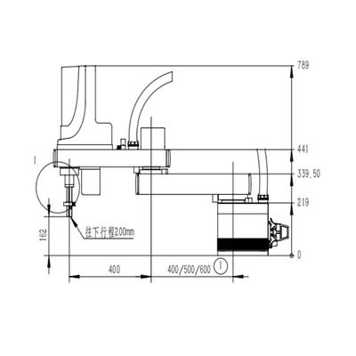 Robot STH100-10kg-800/900/1000mm de la Chine pour l'Assemblée comme robot d'Assemblée