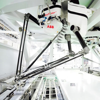 Bras intelligent industriel de robot d'ABB IRB 360 avec des haches 3/4 delta de bras avec le robot de transfert de delta de machine