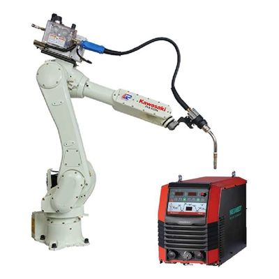 Axe du robot de soudure automatique RA010N 6 avec des soudeuses d'arc comme robot de soudure