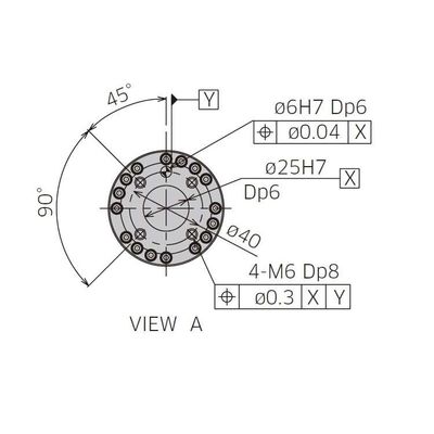 Armure de soudage robotisé 6 axes RA020N avec positionneur de soudage CNGBS comme autre équipement de soudage