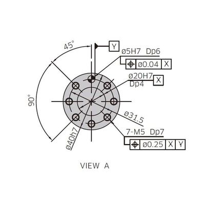 Charge utile robotique 7kg de bras RS007L 6 de robot d'axe industriel du bras manipulant le robot