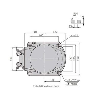 Charge utile robotique 7kg de bras RS007L 6 de robot d'axe industriel du bras manipulant le robot