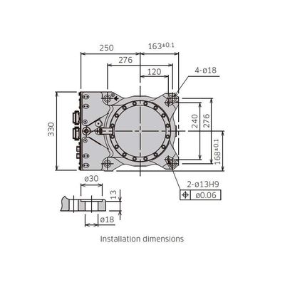6 Axe Robot Arm Palletizer RS020N pour l'automatisation de la manipulation de palettes en tant que robot de palettisation