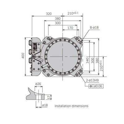 Armement robotique industriel 6 axes Kawasaki RS050N avec rail de guidage CNGBS pour robot de manutention de palettes