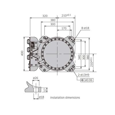 Manipulation du bras robotique d'axe du robot RS080N 6 pour le robot industriel de manipulation en verre