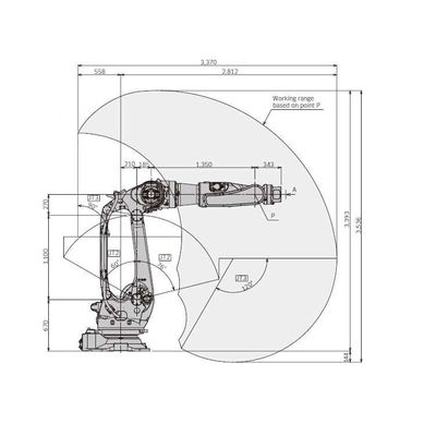 Charge utile 300kg du robot BX300L de soudage par points pour souder en tant que machine de soudage par points