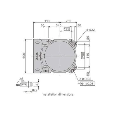 6 charge utile du bras BX200L 200kg de robot industriel d'axe en tant que manipulation du robot