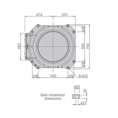 Robot palettiseur CP180L bras robotique à 4 axes pour l'automatisation de la palettisation en tant que robot palettisant