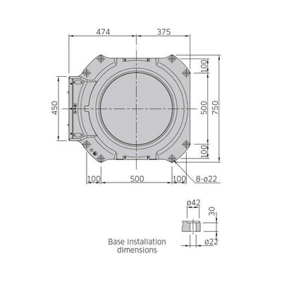 Charge utile robotique 700kg du manipulateur CP700L de bras pour pallettiser les robots industriels