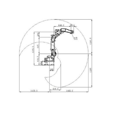 Robot de soudage automatique SF6-C1440 6 axes bras robotique industriel pour robot de soudage automatisé