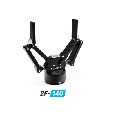 Travail adaptatif de Robotiq 2F-140 de pince pour l'usage de tendre de machine et d'Assemblée de moteur avec Cobot comme pince de main