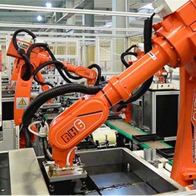 Armement robotique de polissage 6 axes QJR50-1 avec une pince à robot CNGBS pour le polissage du robot de polissage