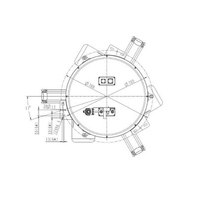 Robot de tri Chine QJRB3-1A avec bras robotique de tri 4 axes pour la manutention CNC en tant que robot Delta