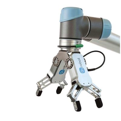 Robots collaboratifs combinés avec une poignée de bras robotique RG2 pour manipuler le CNC comme une poignée de robot
