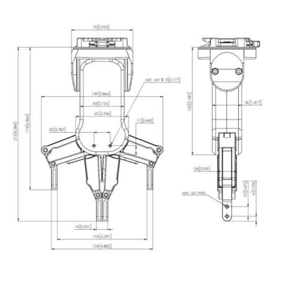 Robots collaboratifs combinés avec une poignée de bras robotique RG2 pour manipuler le CNC comme une poignée de robot