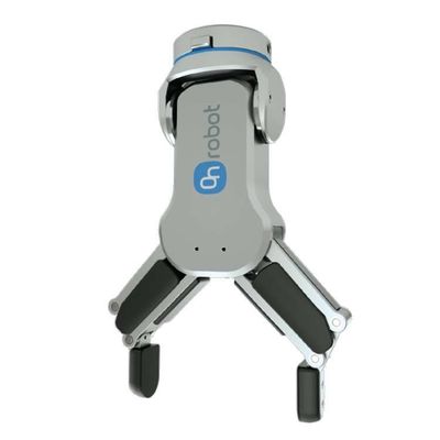 Bras robotique de collaboration avec le doigt flexible RG6 de la pince 2 comme pince de robot
