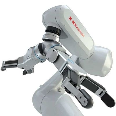 Bras robotique de collaboration avec le doigt flexible RG6 de la pince 2 comme pince de robot