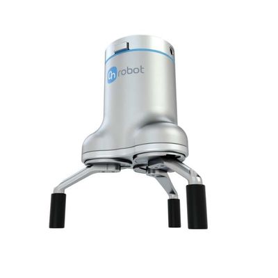 Robot collaboratif avec 3FG15 Three Finger Flexible Gripper avec bras robotisé comme robot gripper