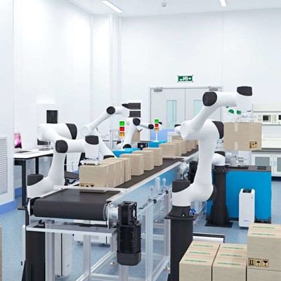 Bracelet robotique collaboratif à 6 axes CR3 Robot chinois avec grippeur robot CNGBS comme manipulation cobot