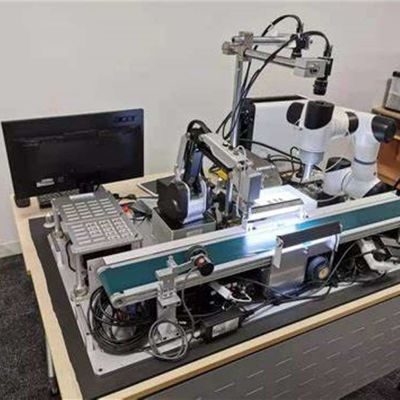 Bracelet robotique collaboratif à 6 axes CR3 Robot chinois avec grippeur robot CNGBS comme manipulation cobot