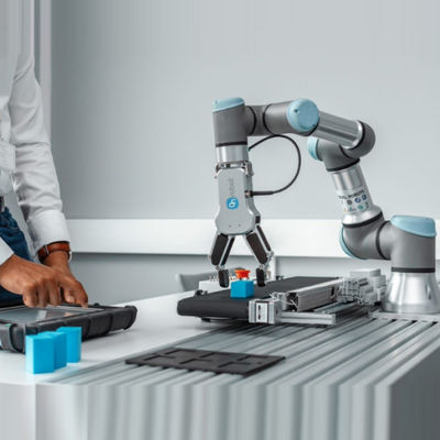 Bras de robot de soudure Cobot UR10e avec le bras robotique universel de chalumeaux pour la machine de soudure de 6 axes