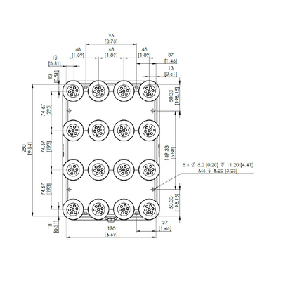 Pince électrique de vide de haute charge utile de pince personnalisable pour le robot de palletisation utilisé avec le robot de collaboration