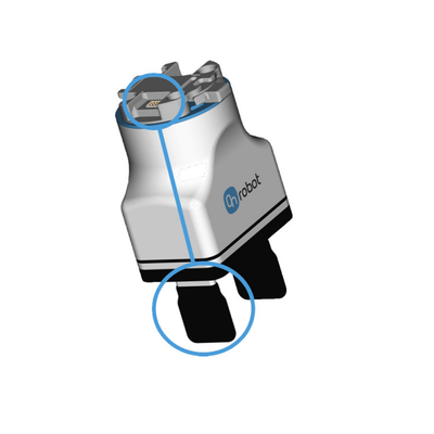 Pince 2FG7 parallèle avec la charge utile 11KG utilisée avec le bras robotique de Cobot pour la machine de transfert