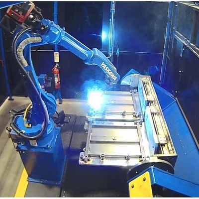 Robot de soudage automatique bras 6 axes AR900 avec positionneur de soudage CNGBS en tant que robot de soudage à arc