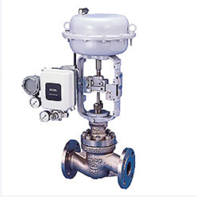 Le dessus de la soupape de commande de KOSO 510T a guidé les robinets d'arrêt sphériques posés simples avec le type valve pneumatique du diaphragme 5200LA de déclencheur